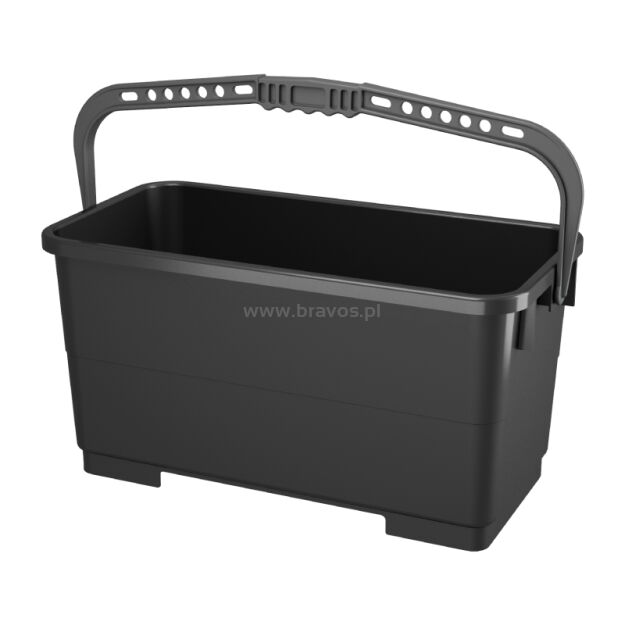 PULEX Wiadro do mycia okien 22 l czarne