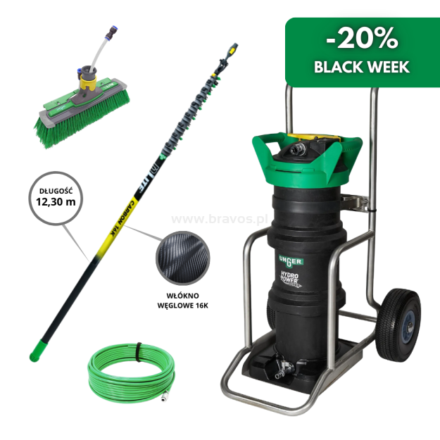 UNGER HydroPower DIUH3 + Kij Carbon 12,3 m