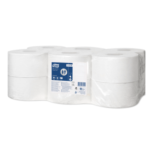Papier toaletowy TORK T2 Adv. JUMBO Makulatura Mini biały 1w 240 1200o [Karton: 12 szt.]