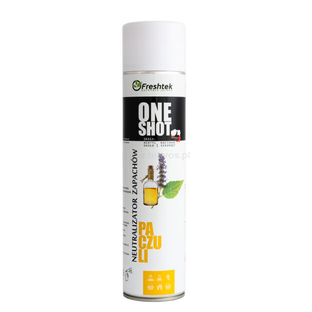 ONE SHOT Neutralizator zapachu - oświeżacz 600ml - PACZULI