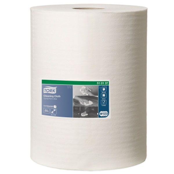 Czyściwo TORK W1/W2/W3 Włóknina wielozadaniowe białe 1w 152m 400o 