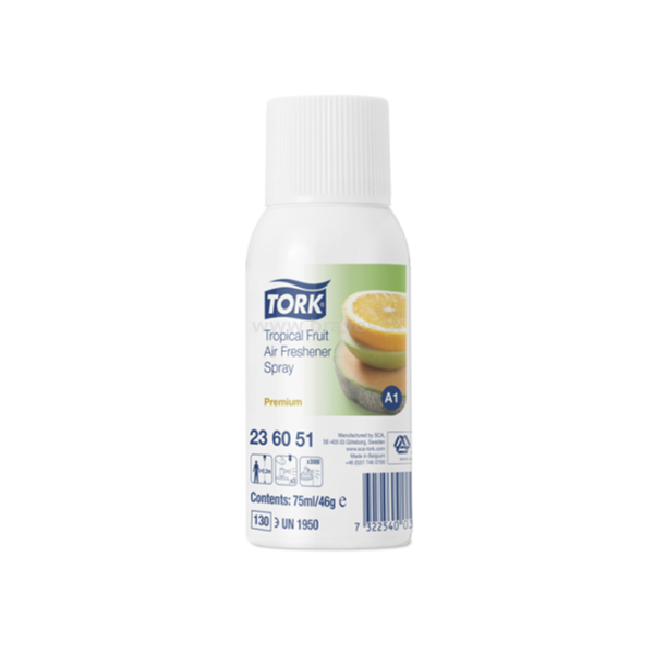 Odświeżacz powietrza TORK A1 Prem. w sprayu zapach owocowy biały 75ml