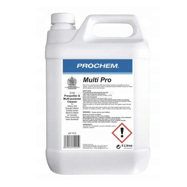 PROCHEM Multi Pro 5L - odplamiacz do wstępnego rozpuszczania ciężkich zabrudzeń