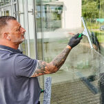 UNGER Kompletna ściagaczka 35 cm z zielona gumą - 5