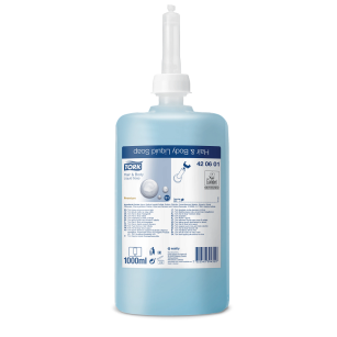 Mydło TORK S1 Prem. w płynie do włosów i ciała niebieskie 1000ml 1000doz 