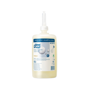 Preparat TORK S1 Prem. w płynie do mycia rąk bezzapachowe EN1499 bezbarwne 1000ml 1000doz