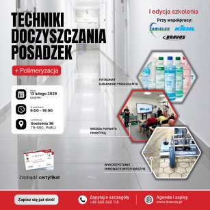 Szkolenie praktyczne - Techniki doczyszczania posadzek