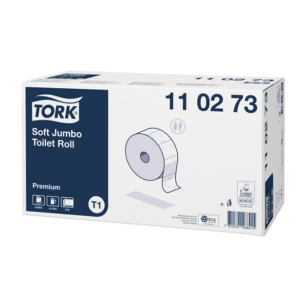 Papier toaletowy TORK T1 Prem. JUMBO Makulatura miękki biały 2w 360m 1800o [Karton: 6 szt.]