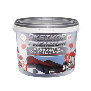 AKSIKOR Premium 5L - gruntoemalia do blach dachowych