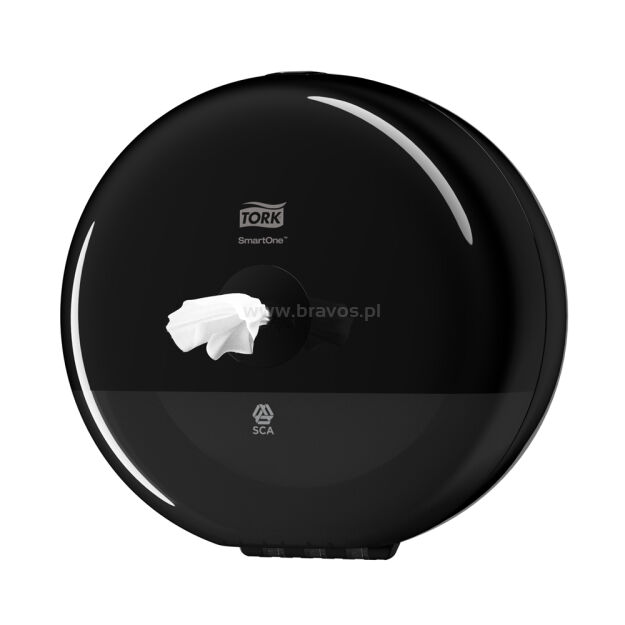 Dozownik TORK T9 Elevation SmartOne® Mini do papieu toaletowego w roli czarny