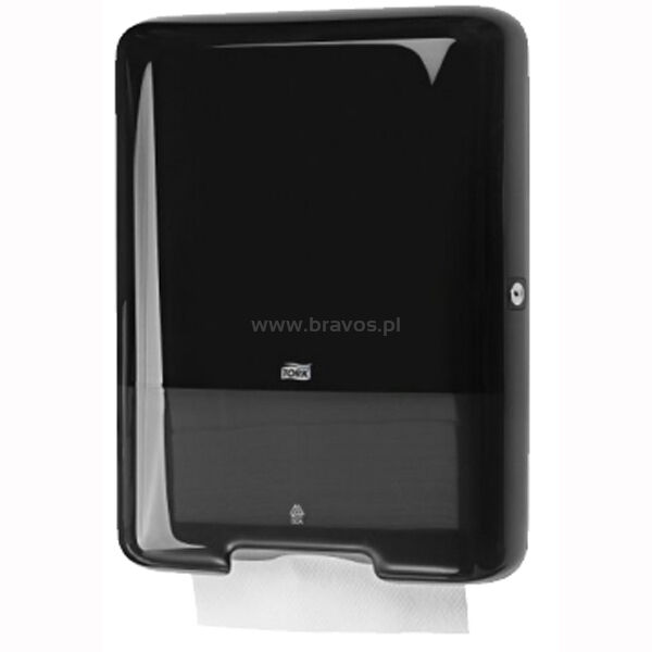 Dozownik TORK H3 Elevation Singlefold/C-fold do ręczników w składce ZZ i składce C czarny