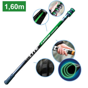 Kij teleskopowy nLite CARBON Composite 1,60 m / 0,9 m - CC16T