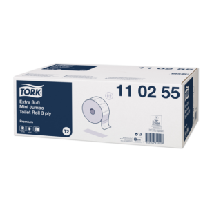 Papier toaletowy TORK T2 Prem. JUMBO Mix Mini ekstra miękki biały 3w 120m 600o [Karton: 12 szt.]