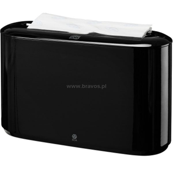 Dozownik TORK H2 Elevation Xpress® nablatowy do ręczników Multifold w składce wielopanelowej czarny