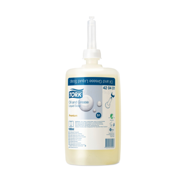 Mydło TORK S1 Prem. w płynie przemysłowe bezzapachowe bezbarwne 1000ml 1000doz
