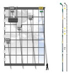 Kij teleskopowy nLite Ultra HiMod CARBON 8,60 m / 1,70m - UH86G - 2