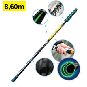 Kij teleskopowy nLite Ultra HiMod CARBON 8,60 m / 1,70m - UH86G