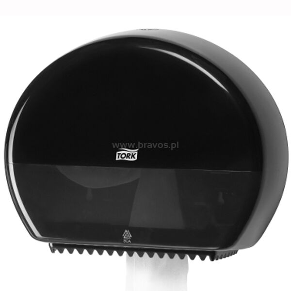 Dozownik TORK T2 Elevation JUMBO Mini do papieru toaletowego czarny
