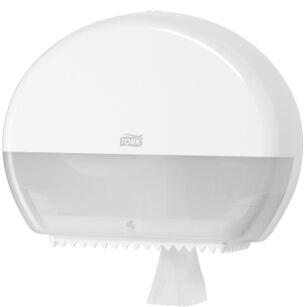 Dozownik TORK T2 Elevation JUMBO Mini do papieru toaletowego biały