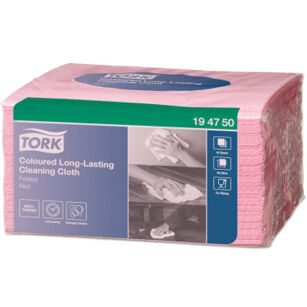 Czyściwo TORK W8 Smal Pack Włóknina wielorazowe czerwone 1w 40o [Karton: 8 szt.]