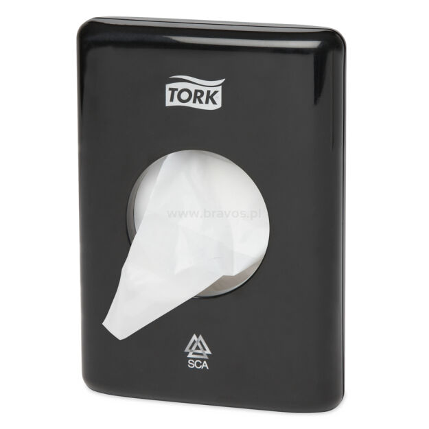 Dozownik TORK B5 Elevation na woreczki sanitarne czarny