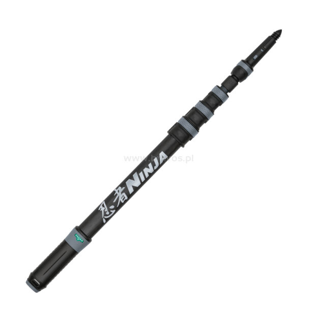 UNGER NINJA Carbon Kij teleskopowy z włókna węglowego TelePLUS 1,90 m (4 x 0,475 cm)