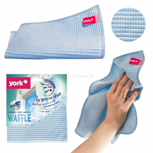 Ścierka z mikrofazy do okien WAFFLE