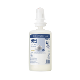Mydło TORK S4 Prem. w pianie delikatne bezzapachowe białe 1000ml 2500doz   