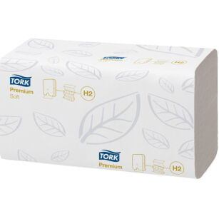 Ręcznik TORK H2 Prem. Xpress® Multifold Celuloza miękki ręcznik 4 panelowy biały 2w 110o [Karton: 21 szt.] [100288]