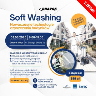 Szkolenie Soft Washing - Nowoczesne technologie czyszczenia budynków - Edycja 2