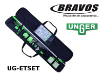 Zestaw do mycia okien Unger, ErgoTec Set w pokrowcu - Etset  - 2