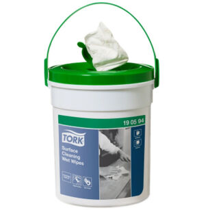 Czyściwo TORK W14 Handy Bucket Włóknina nasączone do trudnych zabrudzeń powierzchni białe 1w 15,7m 58o [Karton: 4 szt.]