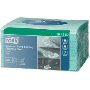 Czyściwo TORK W8 Smal Pack Włóknina wielorazowe zielone 1w 40o [Karton: 8 szt.]