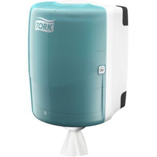 Dozownik TORK W2 Performance Maxi do ręczników centralnie dozowanych biało-turkusowy
