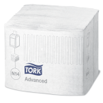 Serwetki TORK N14 Xpressnap® Fit Makulatura dyspenserowe białe 2w  720o [Karton: 6 opak.] - 2