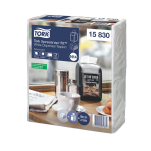 Serwetki TORK N14 Xpressnap® Fit Makulatura dyspenserowe białe 2w  720o [Karton: 6 opak.] - 3