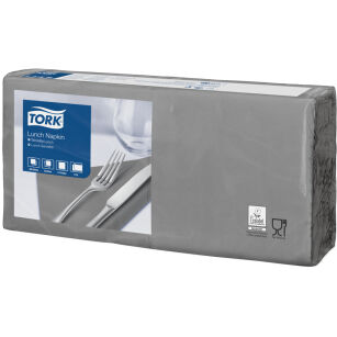 Serwetki TORK Advanced Celuloza lunchowe, składane w 1/4 szare 2w 200o [Karton: 10 opak.]