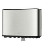 Dozownik TORK T2 Image Design JUMBO Mini do papieru toaletowego srebno/czarny  - 2