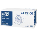 Ręcznik TORK Włóknina miękki do mycia ciała biały 1w 135o [Karton: 8 szt.] - 3